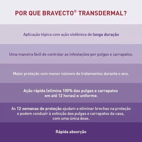 Bravecto Transdermal Antipulgas e Carrapatos Msd 4,5 A 10kg Cão Cães Cachorros - Imagem 7