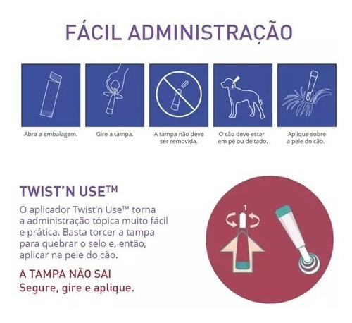 Bravecto Transdermal Cão Cães Cachorros Anti pulga E Carrapatos De 20 A 40kg - Imagem 4