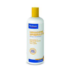 Shampoo Hipoalergênico Virbac Hexadene 500ml Cães e Gatos Clorexidina
