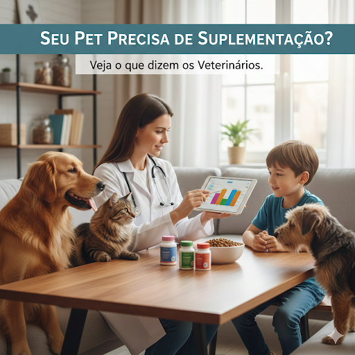 Descubra se a suplementação para pet é realmente necessária para cães e gatos. Saiba quando usar vitaminas, benefícios e os riscos.